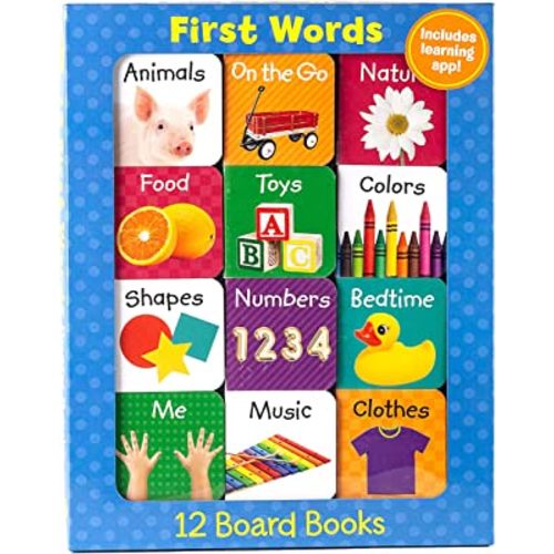 First Words (12 Board Book Set) (Early Learning)
