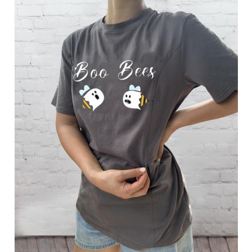 Cotton Zipper Nursing T-shirt