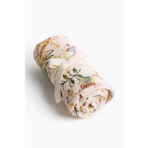 PATTERNED VELOUR BABY BLANKET