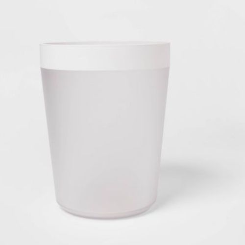 Wastebasket Frosted - Room Essentials™