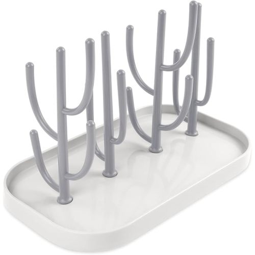 Vicloon Baby Bottle Drying Rack - Detachable Dryer with Bottle Holder for Glass Teats (Grey) : Amazon.es: Baby Products