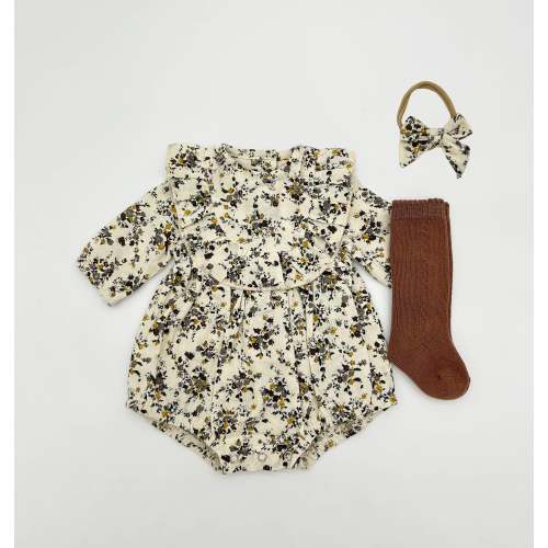 Charlotte Vintage Romper Set – Olive and Cradle