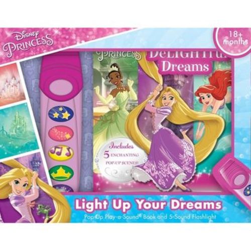 Disney Princess - DeLIGHTful Dreams - Little Flashlight Pop-Up Book and 5-Sound Flashlight (Board Book)