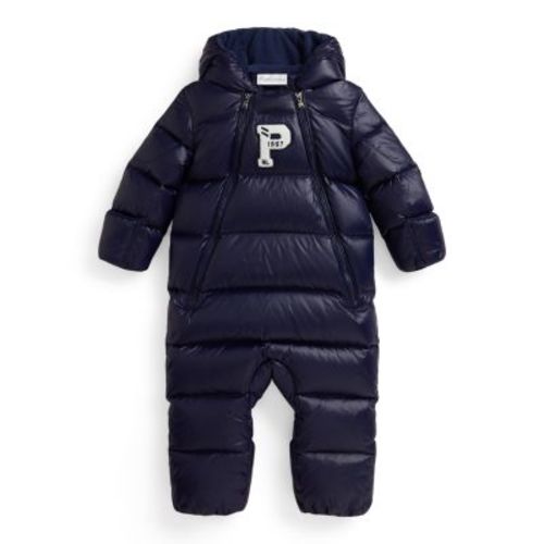 Polo Boys' Letterman Down Hooded Bunting - Baby