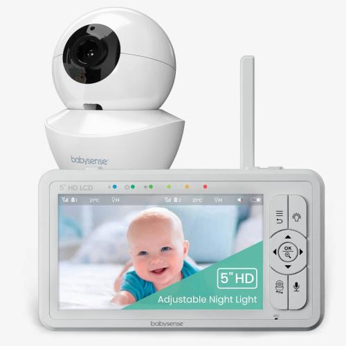 Babysense HD S2: Video Baby Monitor, One Camera, Non wifi, Night Light & Sound Machine