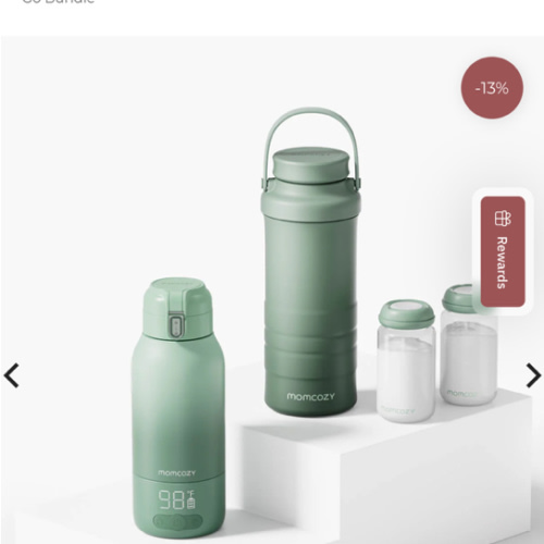 Portable Milk Warmer + 22oz Cooler – On-the-Go Bundle