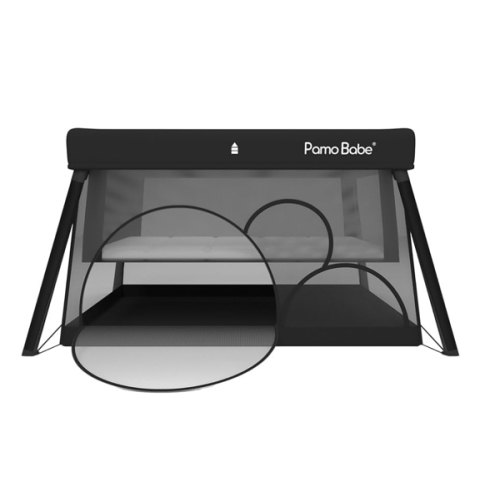 Pamo Babe Travel Crib - Lightweight Baby Playpen with Bassinet, Portable Mini Playard