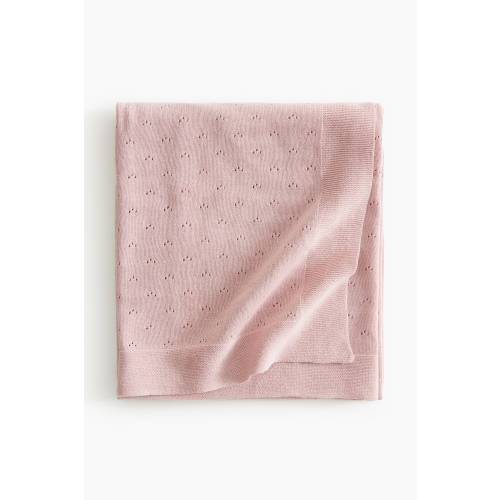 COTTON POINTELLE BABY BLANKET