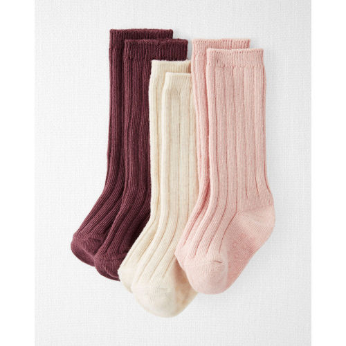 Baby 3-Pack Knee-High Slip Resistant Socks - Little Planet | Carter's