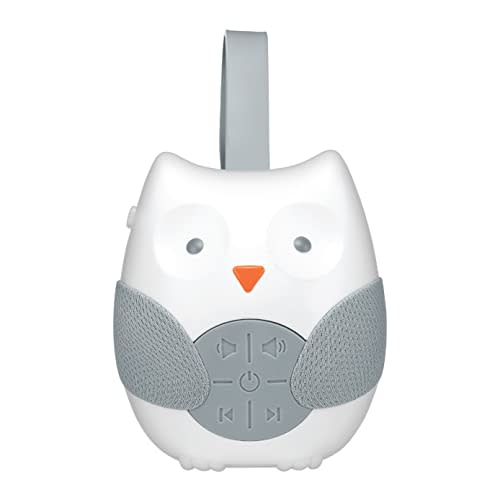 First Health Baby White Noise & Lullaby Sound Machine – 12 Soothing Sounds Including Sonata in A, Claire De Lune, Sunrise Lullaby, Rainforest, Waves – Customizable 15, 30 & 60-Minute Timer (Owl)