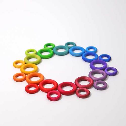 Building Rings Rainbow (Grimms)