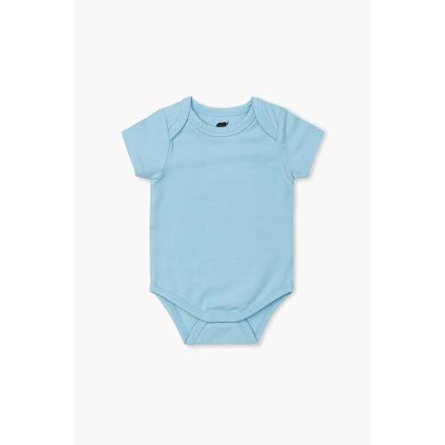 SALE - Short Sleeve Jack + Jill Bodysuit_Light Blue