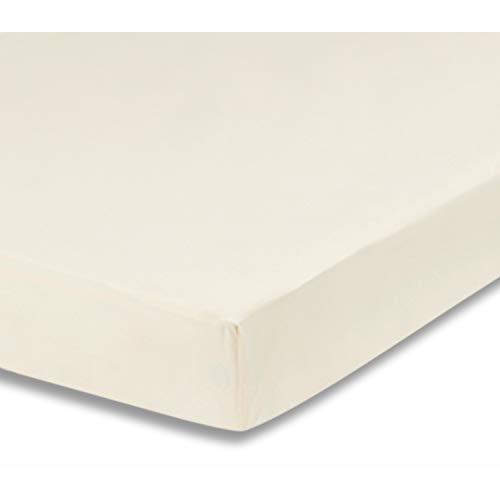 Everyday Kids Fitted Crib Sheet, 100% Soft Breathable Microfiber Baby Sheet, Fits Standard Size Crib Mattress 28in x 52in, Beige Nursery Sheet