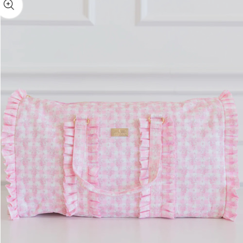 Ruffled Nylon Weekender