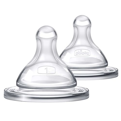 Duo Hybrid Baby Bottle Nipple Stage 1 Slow Flow (0m+) 2Pk