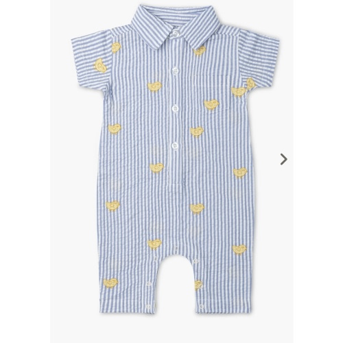 Monica + Andy - Oxford Romper Chicks Newborn