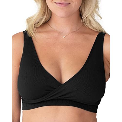 Kindred Bravely Sublime Adjustable Crossover Nursing Bra for Breastfeeding | Wireless Maternity Bra