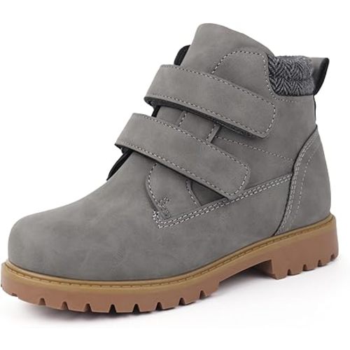 Tobfis Kids Waterproof Strap Work Boots (Toddler/Little Kid/Big Kid)