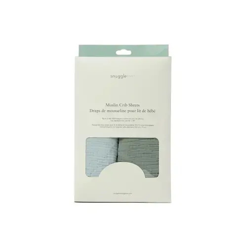 Muslin Crib Sheets | Bluebell + Slate