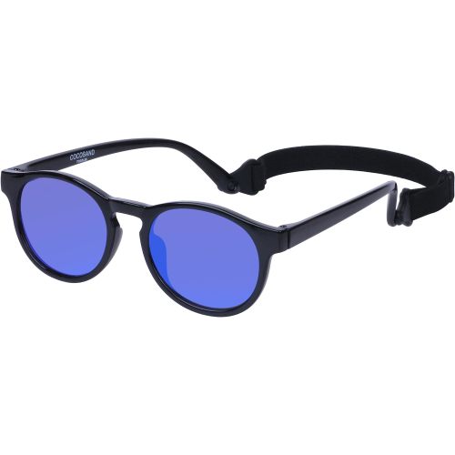 COCOSAND Baby Toddler Sunglasses with Strap Polarized Flexible Round Frame for Newborn Infant Kids Boy Girl Age 0-6 Years Old