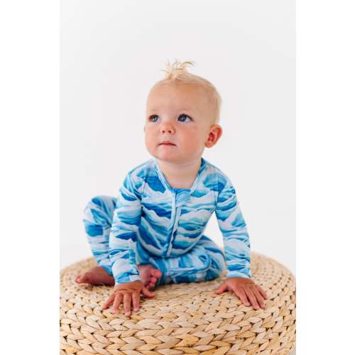Surfs Convertible Foot Onesie