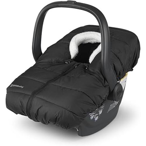 UPPAbaby CozyGanoosh for Aria and Mesa Infant Car Seat Carriers/Easily Attaches to Aria, Mesa, Mesa V2, Mesa Max/Ultra-Plush, Weather-Proof/Charcoal