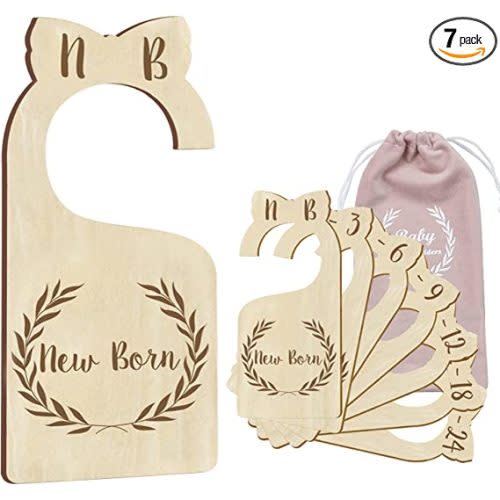 Wood Baby Closet Dividers