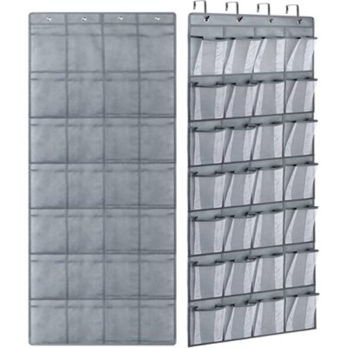 IZEYNO Over the Door Shoe Organizer, 28 Large Mesh Pockets Hanging Shoe Organizer for Closet