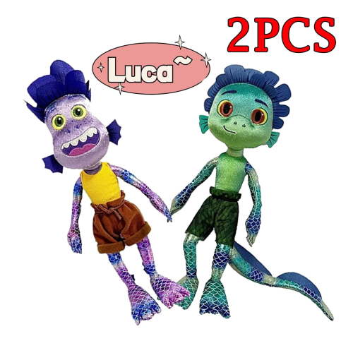 2PCS 45cm Cartoon Luca Albert Plush Toy for Children Christmas Gift