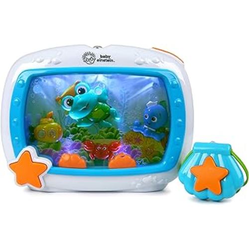 Baby Einstein Sea Dreams Soother Musical Crib Toy and Sound Machine, Newborn and up