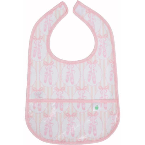 The Wipe It Bib, Ballet - Apple of My Isla Bibs | Maisonette