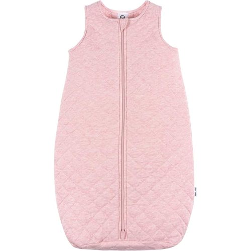 Gerber Baby Unisex Quilted Wearable Blanket, Pink Heather, 6-12 Months