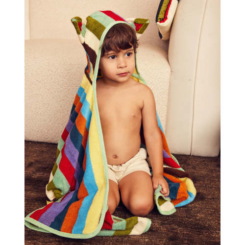 Childs Hooded Towel - Eucalyptus