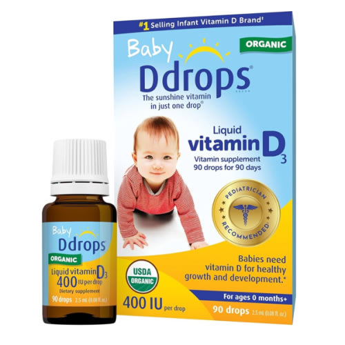 Ddrops Organic Baby Vitamin D Drops