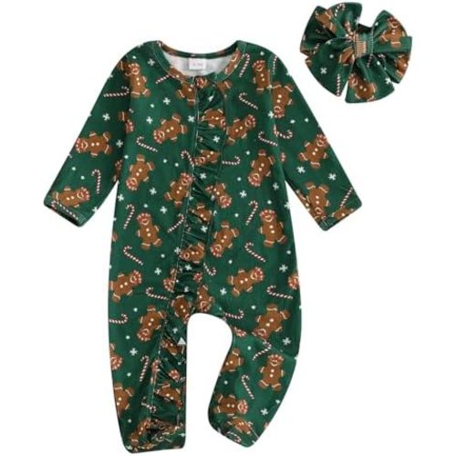 Halloween Baby Boy Girl Outfit Pumpkin Long Sleeve Onesie Romper Jumpsuit Halloween Clothes Girl Boy
