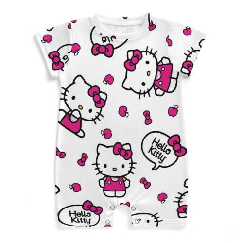 Hello Kitty Newborn Baby Romper Clothing Infant Short Sleeve Clothes Jumpsuit One Piece Outfit for Boy Girl