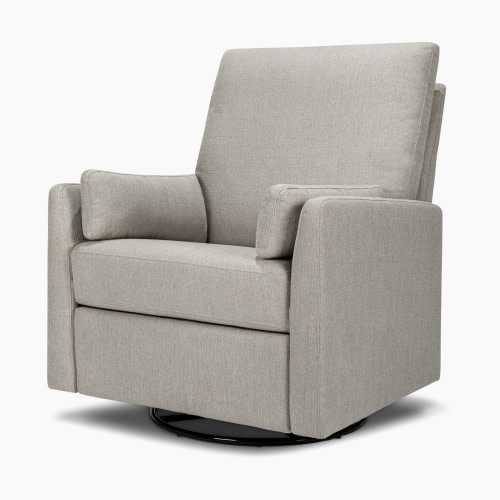 Carter's by DaVinci Ethan Swivel Recliner - Performance Grey Linen