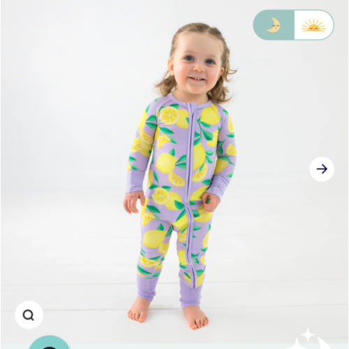 Lavender Sunny Citrus Zippy – Little Sleepies