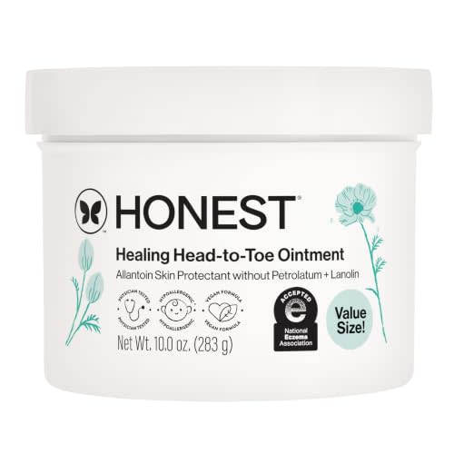 The Honest Company Head-to-Toe Healing Ointment, Fragrance-Free, 10 oz