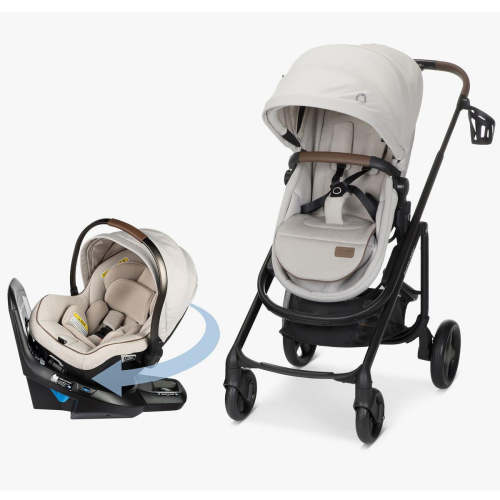 Maxi-Cosi Tayla Max + Peri 180 Rotating Infant Car Seat Travel System Bundle - Desert Wonder
