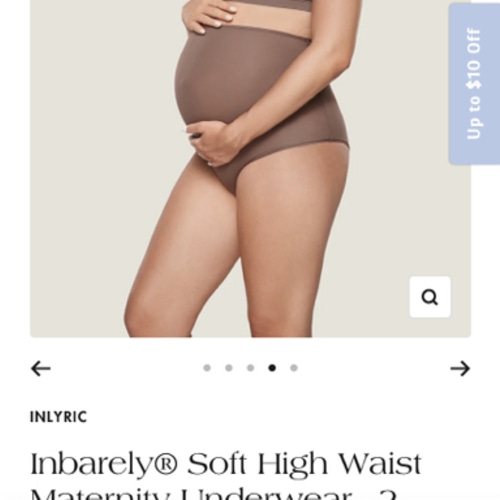 Inbarely® Soft High Waist Maternity Underwear - 2 Pack