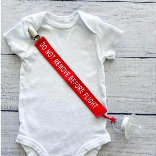 Do Not Remove Before Flight Pacifier Clip - Etsy
