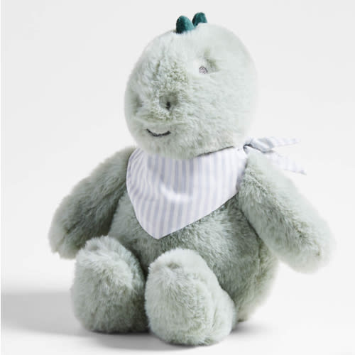 Crate Cuddlies Small Green Dinosaur Kids Stuffed Animal