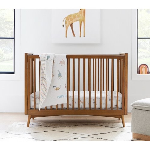 west elm x pbk Mid-Century Convertible Crib - Crib Only - Acorn