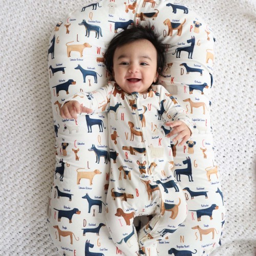 ABC Paw-ty Zipper Footie