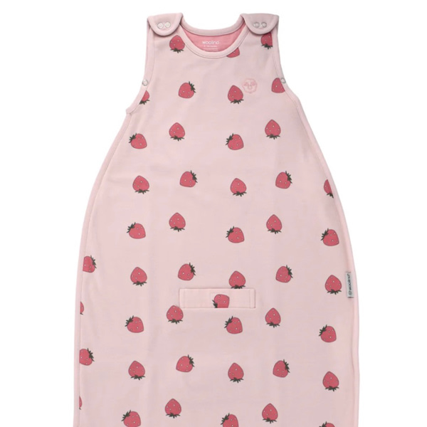 4 Season® Ultimate Baby Sleep Bag, Merino Wool & Organic Cotton, Strawberry