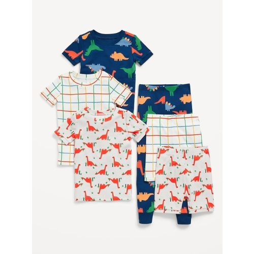 Unisex 6-Piece Printed Pajama Set