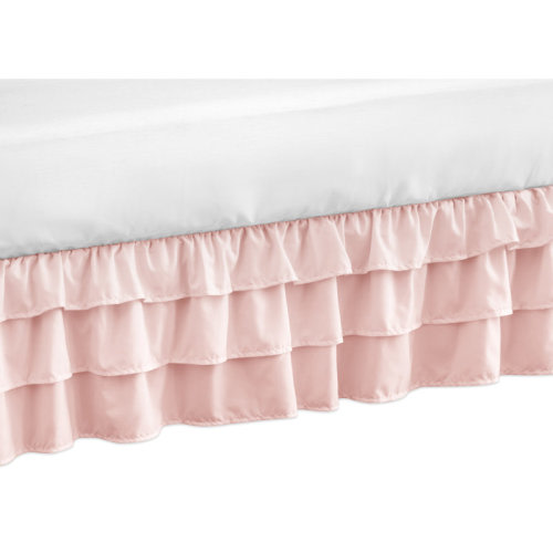 Sweet Jojo Designs Harper 3-Tiered Crib 15" Bed Skirt & Reviews | Wayfair