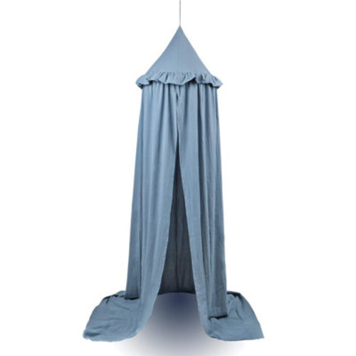 WILLIAMS HARDWARE INCORPORATED Kids Bed Canopy With Frills Cotton Hanging Tent Curtain Net For Reading Nook Hideaway Bedding Play Room Decor | Wayfair