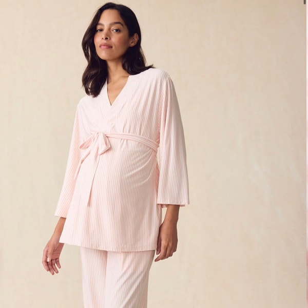 LAKE | Women | DreamModal® Pajamas | Fog Maternity Kimono Bundle